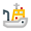 Fishing boat icon