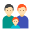 Family Two Man Skin Type 1 icon