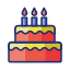 Pastel de cumpleaños icon