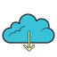 Download from the Cloud icon