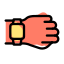 внешние квадратные часы-циферблат, носимые на левой руке, умные часы-свежие-tal-revivo icon
