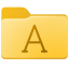 フォントフォルダー icon