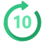 전달 10 icon