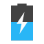 Medium Charging Battery icon