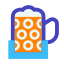 Tasse de bière bavaroise icon