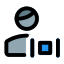 Multitasking with company operation portal logotype layout icon