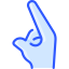 gestos de mão-letra-g-externa-vitaliy-gorbachev-azul-vitaly-gorbachev icon