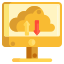 Cloud computing icon