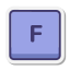 tecla F icon