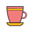 Espresso taza llena icon