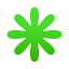 emoji-asterisco-de-ocho-rayos icon