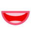 Bouche souriante icon