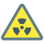 material radioactivo icon