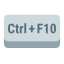 Ctrl + F10 키 icon