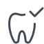치아 검사를 받은 icon