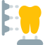 3D design of a tooth for medical purpose icon