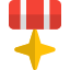 Marine corps service medal awarded for gallantry in action against an enemy icon