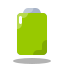 충전 된 배터리 icon