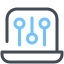 laptop criptomoeda icon