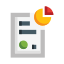 Financial report icon