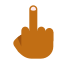 Mittelfinger-Hauttyp-5 icon