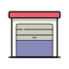 Garage Door Part Open icon