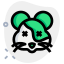 Eyes crossed pet hamster face emoji shared on internet icon