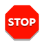 Panneau stop icon