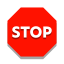 Stoppschild icon