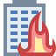 Building on Fire icon