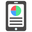 mobile analytics icon
