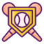 campeonato-externo-beisbol-flaticons-color-lineal-iconos-planos-3 icon