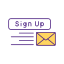 Sign Up To Send Messages icon
