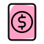 Money expenses management financial report file folder icon