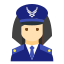 空軍司令官女性スキン タイプ 1 icon