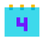 カレンダー4 icon