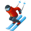 Skifahrer-Emoji icon