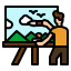 Painting icon