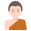 monk-religion-buddha-Buddhist-meditation-Buddhism-goodness icon