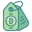 Bitcoin Price Tag icon