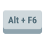 Alt + F6 icon