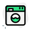 Laundry service for the customer for hotel room icon