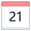 Kalender 21 icon