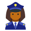 Policeman Female Skin Type 5 icon