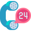 24 Hours Support icon