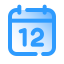 Calendário 12 icon