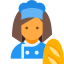 Female Baker Skin Type 3 icon