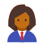 Woman Profile Skin Type 5 icon