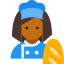 Женщина-пекарь тип кожи 5 icon