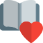 Favorite book to read isolated on a white background icon